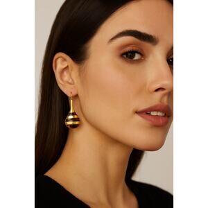 Drop Earrings Retro Goldtone Earrings